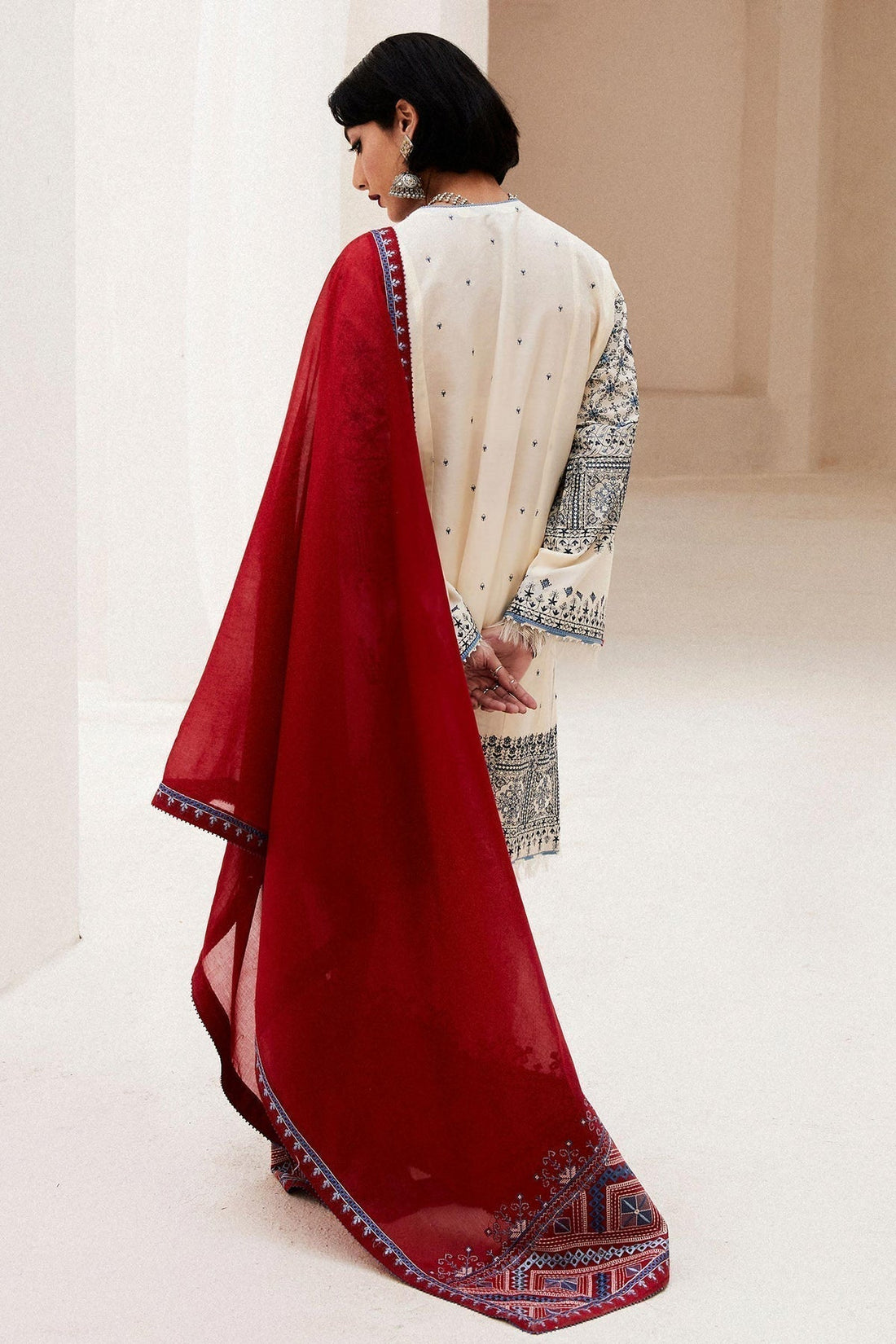 Zara Shahjahan | Luxury Lawn 24 | DIYA-2A -  Zara Shahjahan Luxury -  House of Maryam