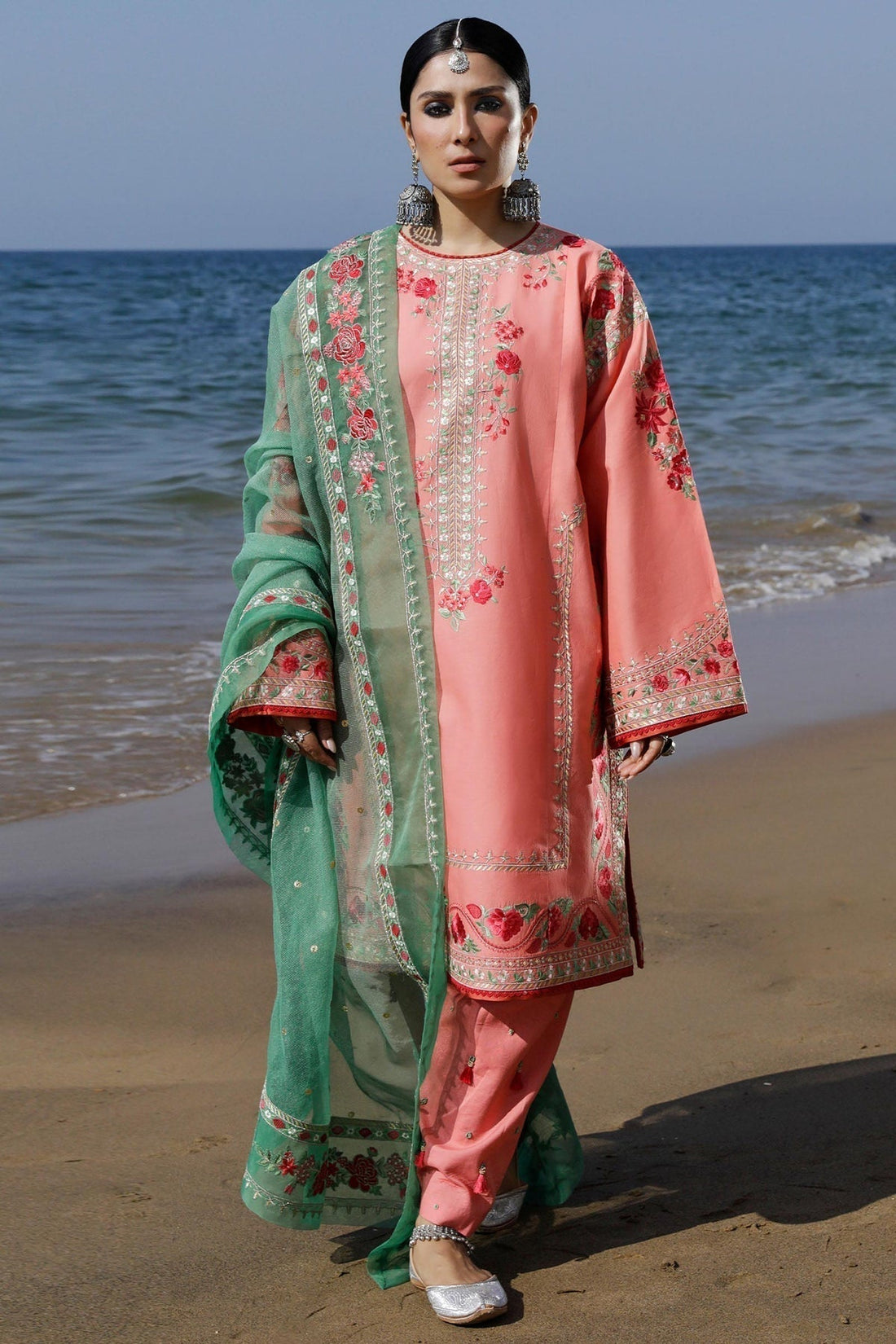 Zara Shahjahan | Luxury Lawn 24 | JIYA-6A -  Zara Shahjahan Luxury -  House of Maryam