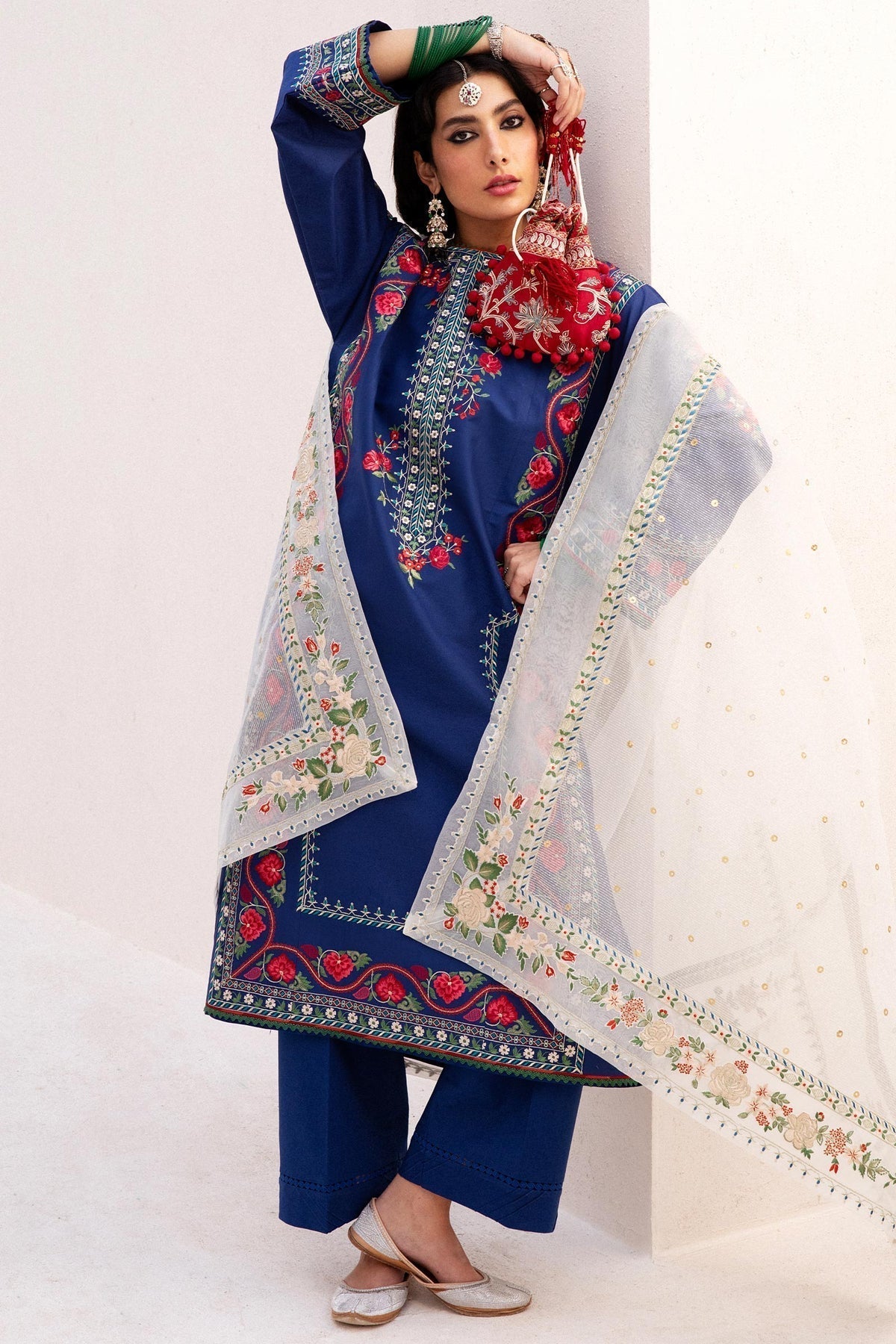Zara Shahjahan | Luxury Lawn 24 | JIYA-6B -  Zara Shahjahan Luxury - Original Designer Dress - House of Maryam
