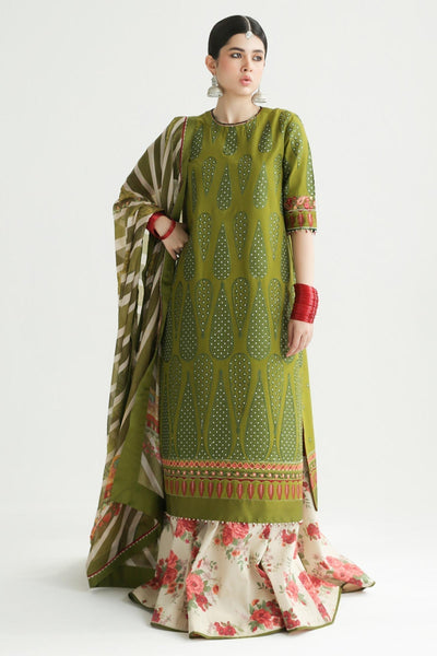 Zara Shahjahan | Luxury Lawn 24 | AAINA-8B -  Zara Sahjahan Luxury - Original Designer Dress - House of Maryam