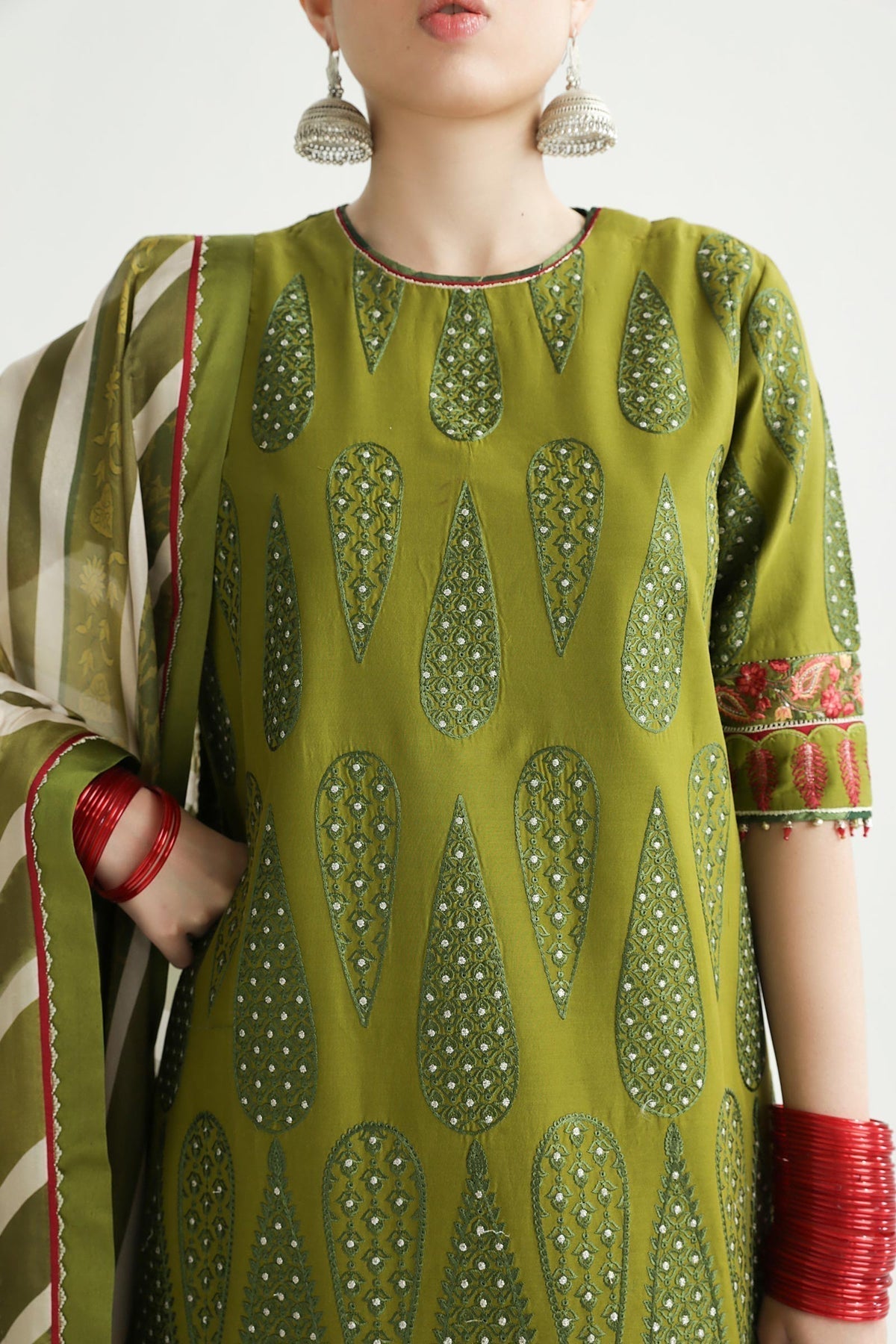 Zara Shahjahan | Luxury Lawn 24 | AAINA-8B -  Zara Sahjahan Luxury - Original Designer Dress - House of Maryam