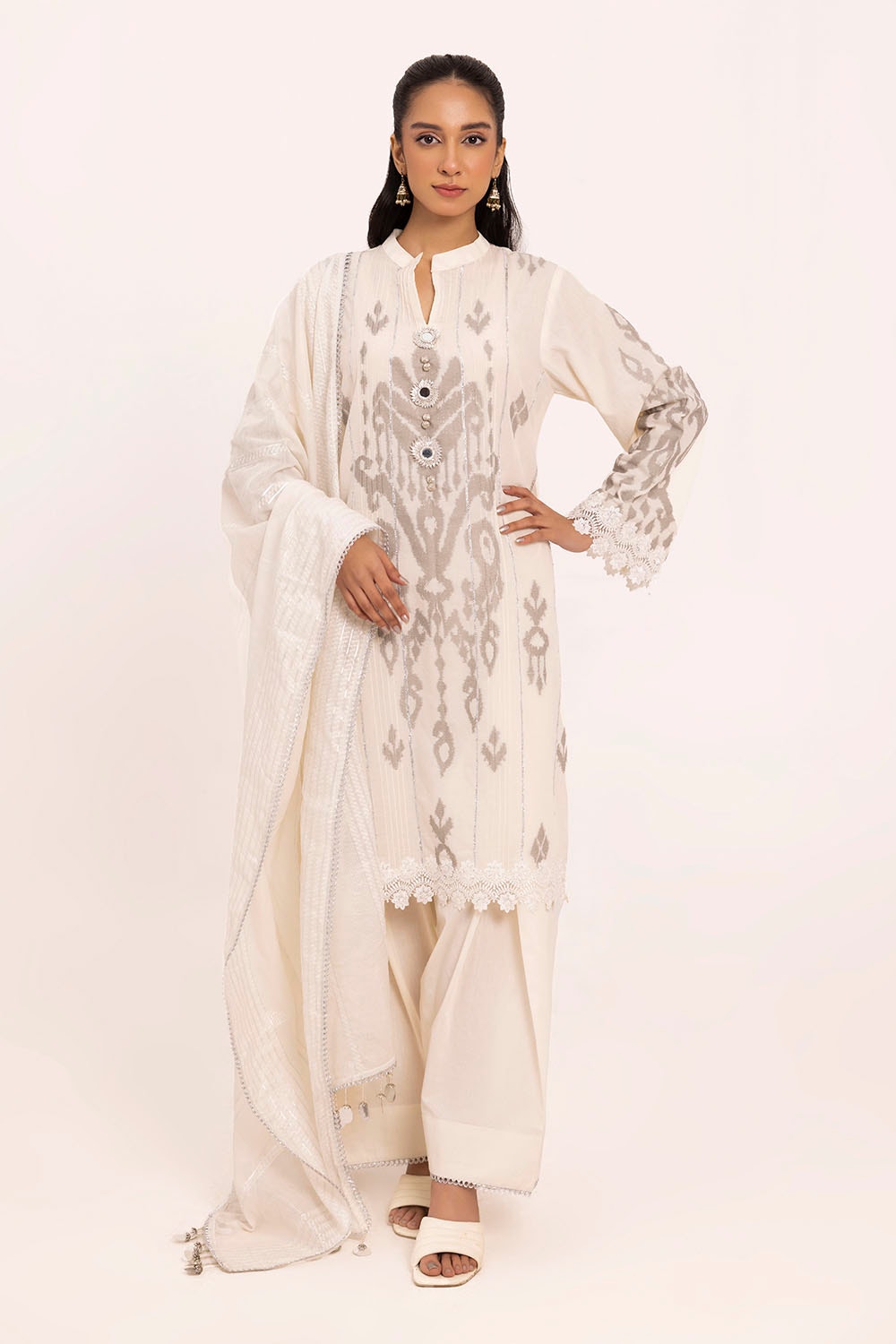 Gul Ahmed | Taara 25 | MJ-52003 -  Gul Ahmed Ladies Clothes - Original Designer Dress - House of Maryam