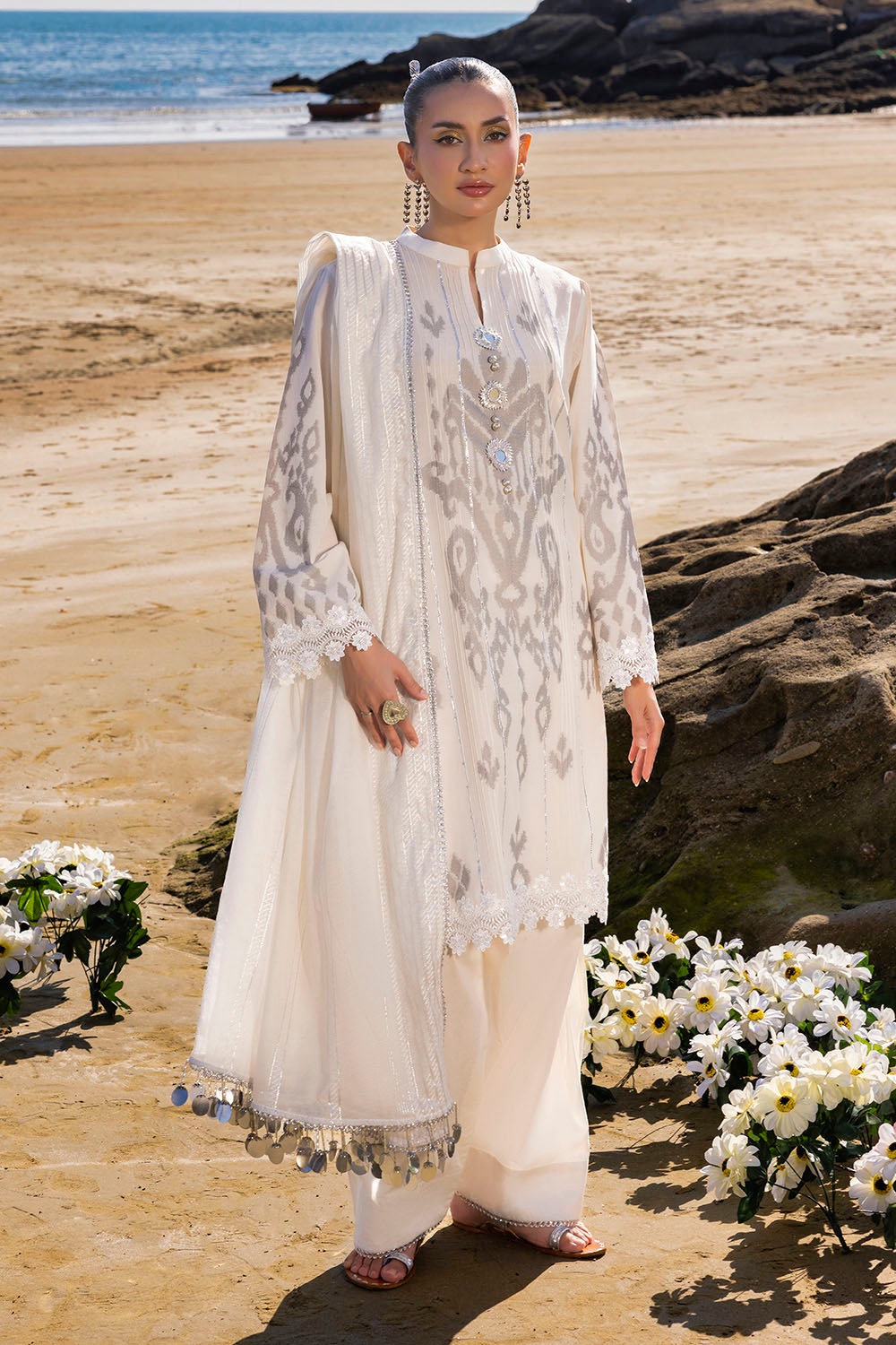 Gul Ahmed | Taara 25 | MJ-52003 -  Gul Ahmed Ladies Clothes - Original Designer Dress - House of Maryam