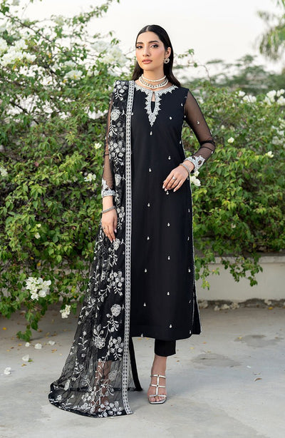 Zarif | Arzou Luxe | CLARA-Brand:Zarif-Type:Ladies Clothes-Black-Net-House of Maryam- Buy in UK, USA
