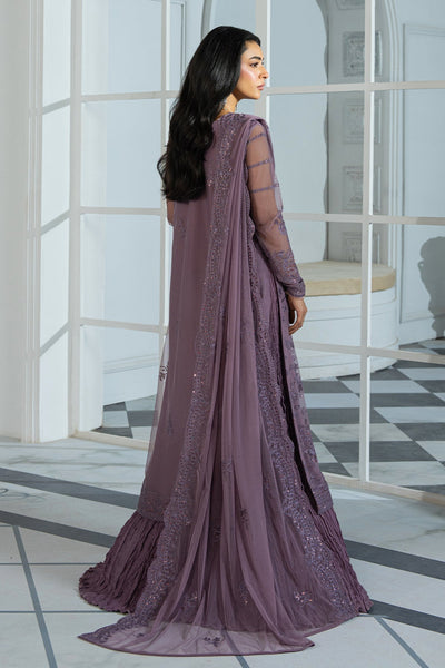 Zarif | Inara Formals | ZRI-03 NISA-Brand:Zarif-Type:Ladies Clothes-Purplish Gray-Net-House of Maryam- Buy in UK, USA