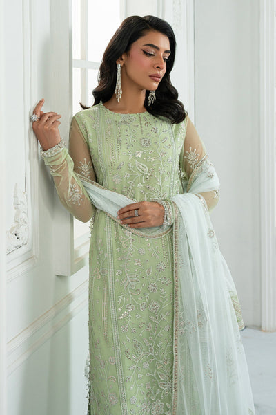 Zarif | Inara Formals | ZRI-04 YASMIN-Brand:Zarif-Type:Ladies Clothes-Mint Green-Net-House of Maryam- Buy in UK, USA