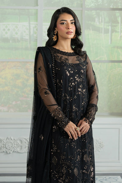 Zarif | Inara Formals | ZRI-05 BEYZA-Brand:Zarif-Type:Ladies Clothes-Black-Net-House of Maryam- Buy in UK, USA