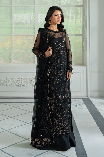 Zarif | Inara Formals | ZRI-05 BEYZA-Brand:Zarif-Type:Ladies Clothes-Black-Net-House of Maryam- Buy in UK, USA