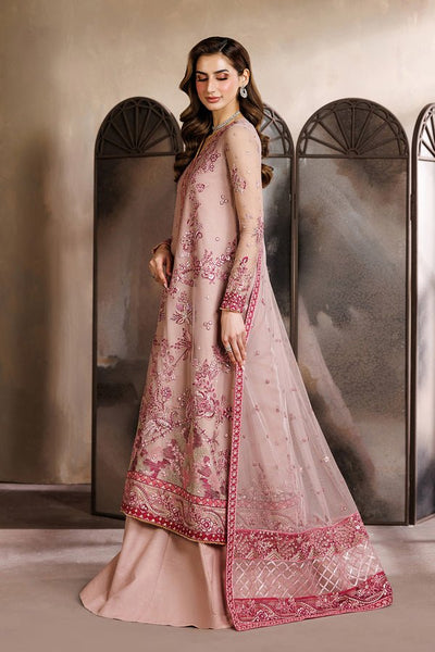Zarif | Zayrah Formals | ZYR-PARISA-02-Brand:Zarif-Type:Ladies Clothes-Pink-Net-House of Maryam- Buy in UK, USA