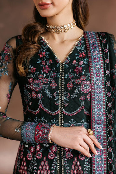 Zarif | Zayrah Formals |ZYR-PARWAN-03-Brand:Zarif-Type:Ladies Clothes-Black-Net-House of Maryam- Buy in UK, USA
