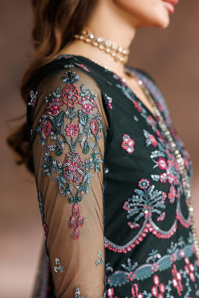 Zarif | Zayrah Formals |ZYR-PARWAN-03-Brand:Zarif-Type:Ladies Clothes-Black-Net-House of Maryam- Buy in UK, USA
