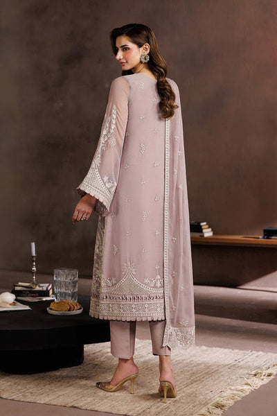Zarif | Zayrah Formals | ZYR-SUNEHRI-08-Brand:Zarif-Type:Ladies Clothes-Oyster Pink-Chiffon-House of Maryam- Buy in UK, USA
