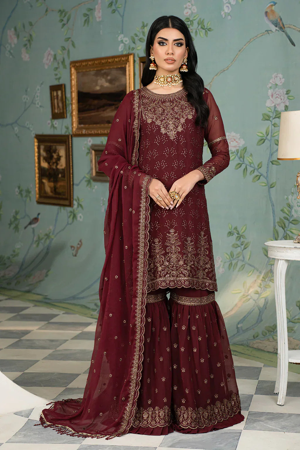 Zarif | Afsanah Formal Edit 24 | ZAF 12 RESHAM -  Zarif Formal - Original Designer Dress - House of Maryam