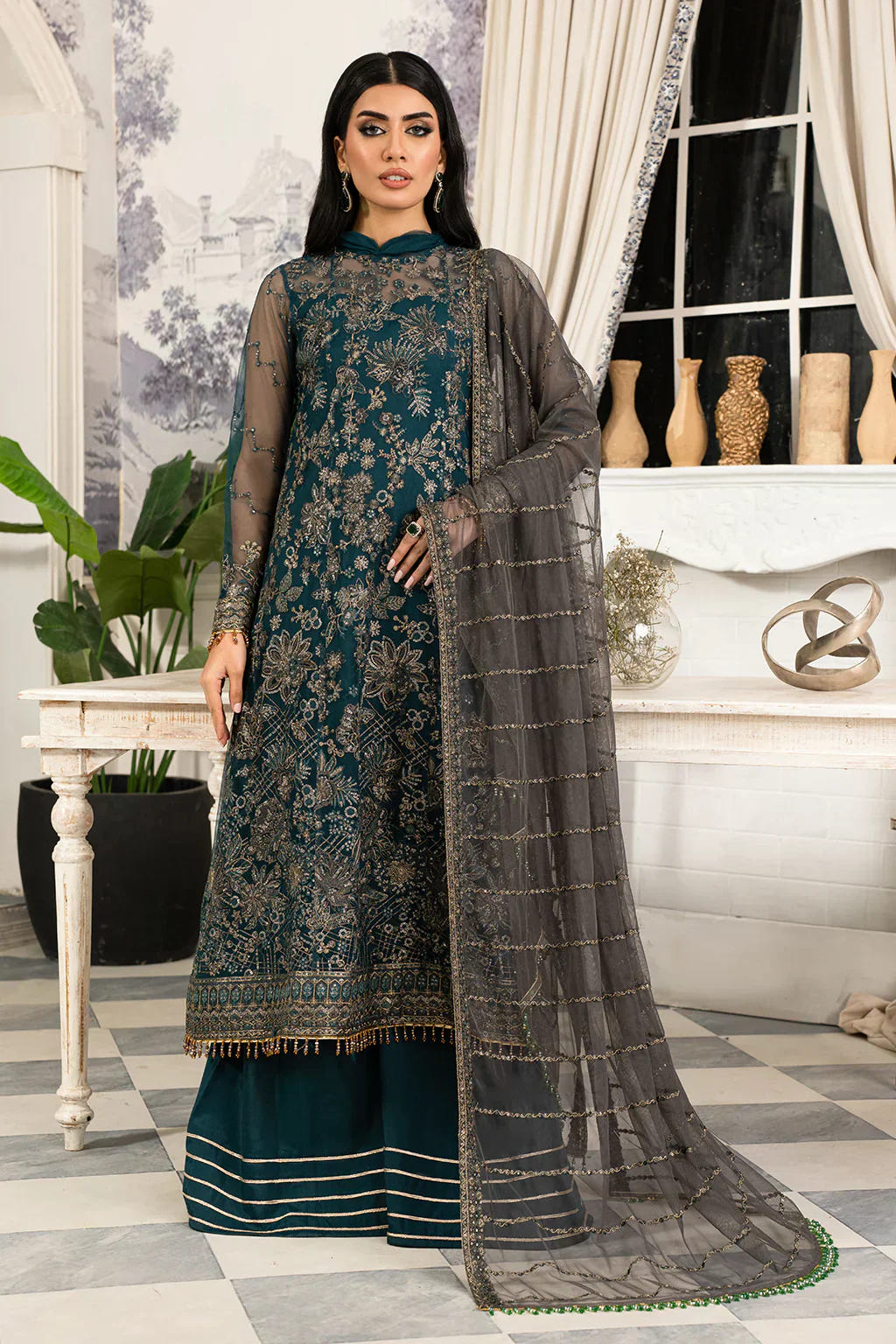 Zarif | Afsanah Formal Edit 24 | ZAF 04 GURIYA -  Zarif Formal - Original Designer Dress - House of Maryam