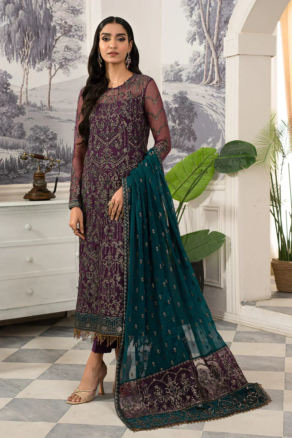Zarif | Afsanah Formal Edit 24 | ZAF 07 MUSHQ -  Zarif Formal - Original Designer Dress - House of Maryam