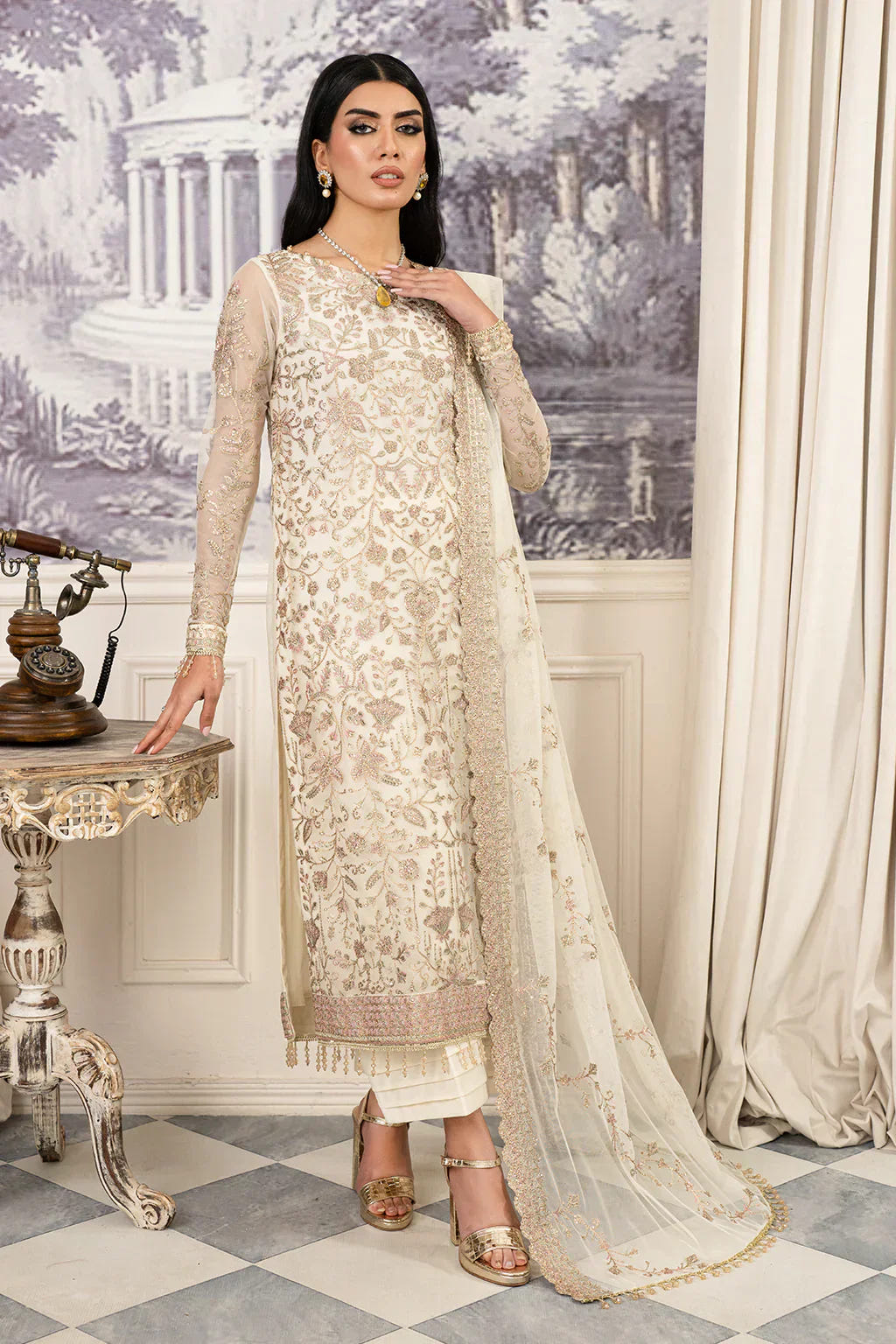 Zarif | Afsanah Formal Edit 24 | ZAF 03 NEELAM -  Zarif Formal - Original Designer Dress - House of Maryam