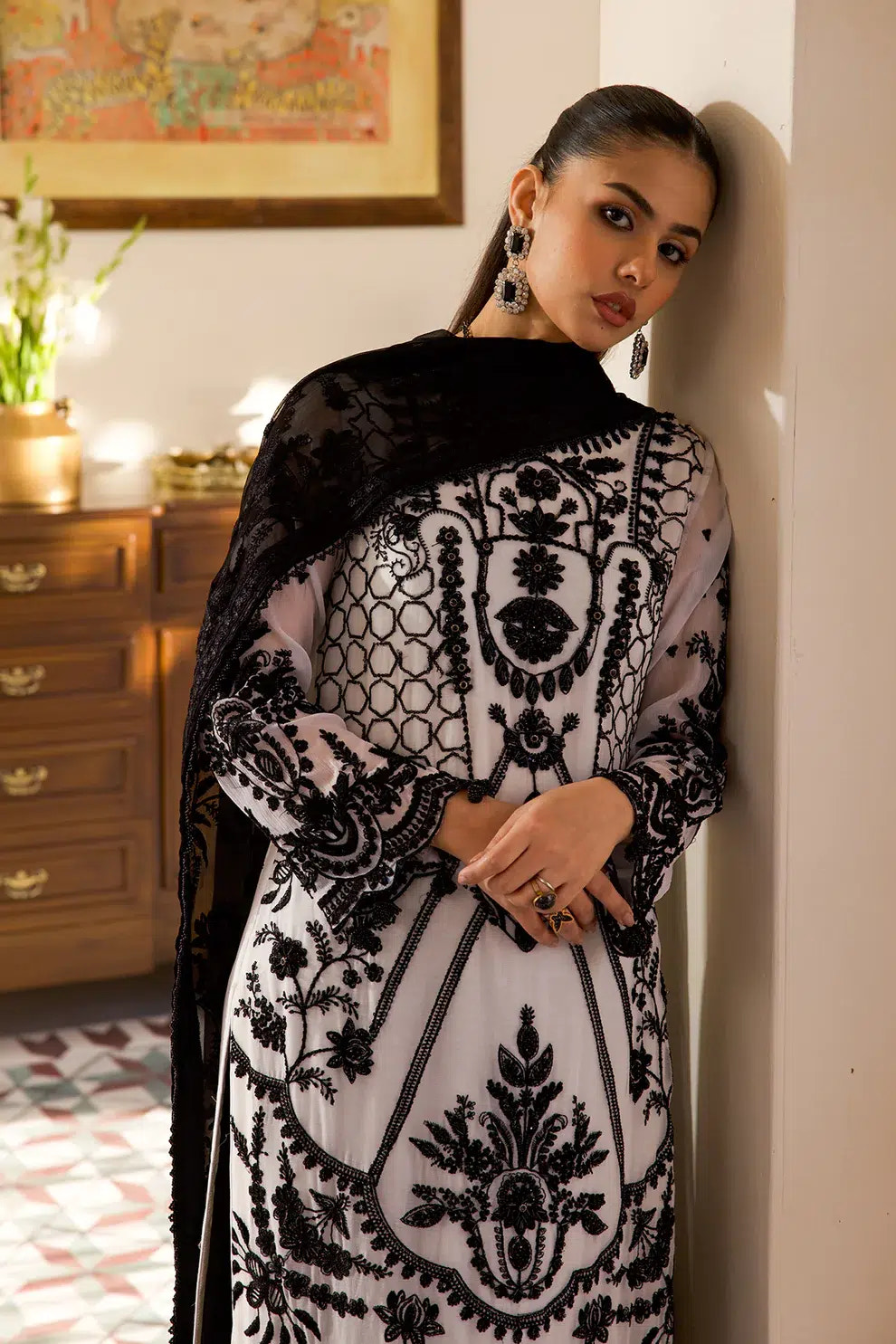 Azure | Embroidered Formals | ZN-06 -  Zebtan Formal - Original Designer Dress - House of Maryam