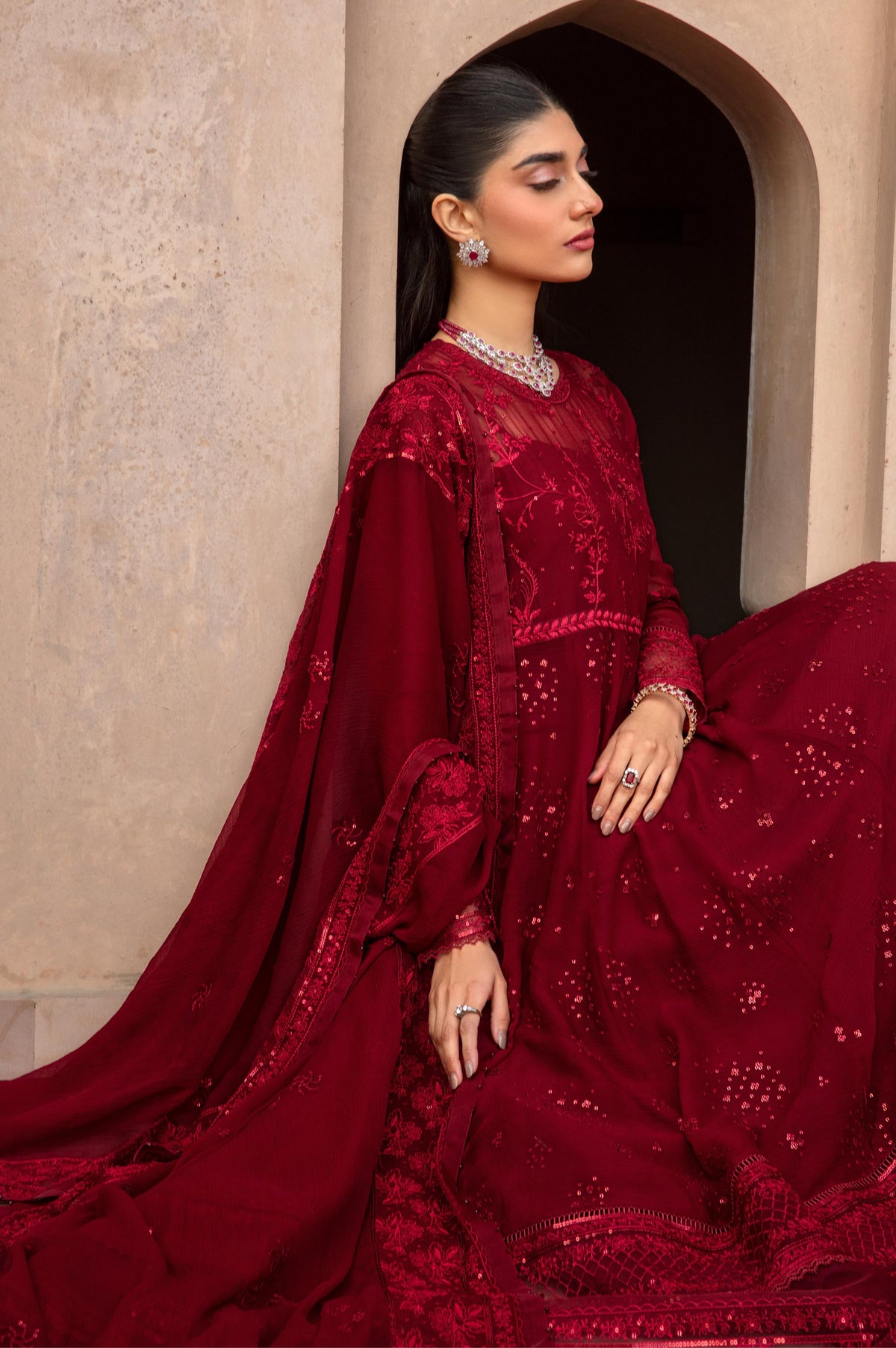 Zeen | Azalea Collection | Merlot -  Zeen Formal - Original Designer Dress - House of Maryam