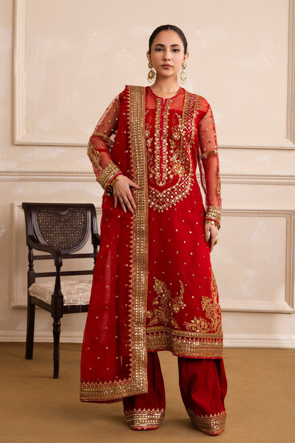 Maryum N Maria | Izara Formals | ZINA - MW40030 -  Maryum N Maria Ladies Clothes - Original Designer Dress - House of Maryam