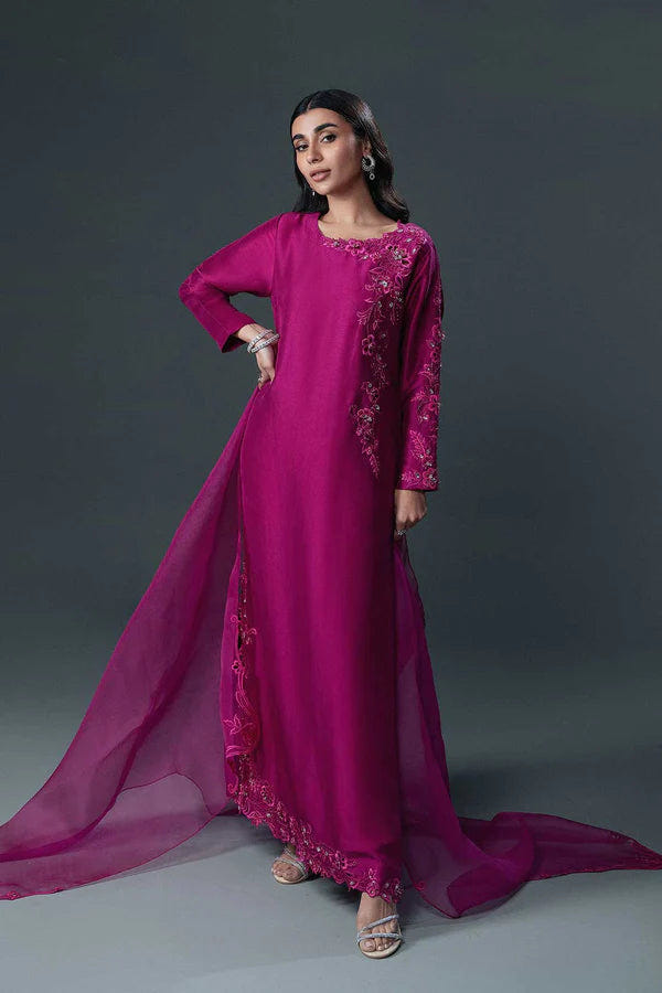 Jeem | Luxury Pret | ZOE PINK -  Jeem Luxury - Original Designer Dress - House of Maryam